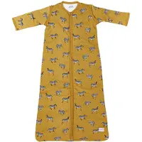 Meyco Baby Zebra Animal baby slaapzak met afritsbare mouwen - honey gold - 70cm