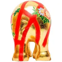 Elephant Parade olifantenstandbeeld Edo 20 cm polyresin goud