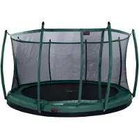 Avyna Trampoline Pro-Line FlatLevel 10 + Royal Class Veiligheidsnet Groen