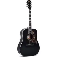 Sigma guitars DM-SG5-BK elektrisch-akoestische westerngitaar