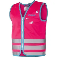 Wowow veiligheidshesje Crazy Monster junior polyester roze