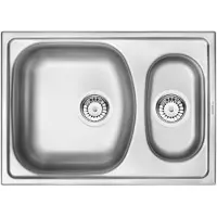 Deante Staal Zex 0503 Spoelbak Met 1.5 Bak