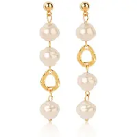 LGT JWLS LGT Jewels Dameshangers Hangers met Drievoudige Parel