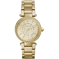 Michael Kors MK6056 Parker Chronograaf 33mm Gouden Roestvrijstalen Dameshorloge
