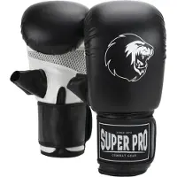 Super Pro Combat Gear Victor Bokszakhandschoenen - Zwart/Wit - XL