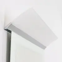 EBIR Wandlamp ANGELA, wit / opaal, Badkamer, Aluminium, Modern, Wandlamp