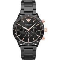 Emporio Armani Mario herenhorloge Zwart AR70002