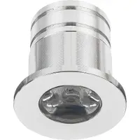Velvalux LED Veranda Spot Verlichting - Velvalux - 3W - Natuurlijk Wit 4000K - Inbouw - Rond - Mat Zilver - Aluminium - Ø31mm