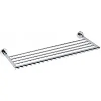 Sapho X-Round opklapbaar handdoekenrek 65cm chroom