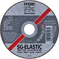 PFERD SG STEEL 61340222 Doorslijpschijf recht 115 mm 25 stuk(s) Staal