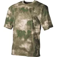 MFH - US T-Shirt - korte mouw - HDT camo FG - 170 g/m² - MAAT L