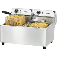 Casselin Elektrische friteuse | 2 x 7 liter