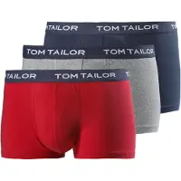Tom Tailor Boxershorts donkerblauw / grijs gemêleerd / rood / wit