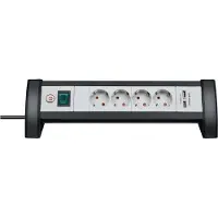 Brennenstuhl Stekkerdoos Premium-office 4-voudig Met Usb (type A) Zwart 1,8 Meter