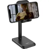 Hoco PH27 - Verstelbare Telefoonhouder Desktop Standaard - Zwart