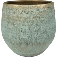 Ter Steege Bloempot Turquoise D36 cm H 32 cm