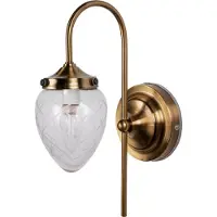 Globen Lighting Juni Wandlamp Ip44 - Wandlampen Glas Clear - 690251