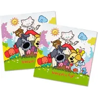 Woezel en pip Woezel & Pip - Servetten - 20 Stuks