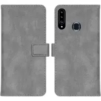 IMoshion Luxe Bookcase voor de Samsung Galaxy A20s - Grijs