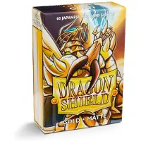 Arcane Tinmen Dragon Shield Small Sleeves - Japanese Matte Gold (60 Sleeves)