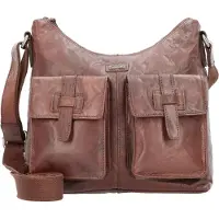 Spikes & Sparrow Crossbody Schoudertas Donker Bruin