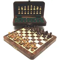 HOT Games - Schaakspel - Magnetisch - Hout 30x15cm