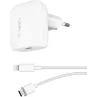 Belkin Power Delivery Oplader 18W + Lightning Kabel 1,2m Kunststof