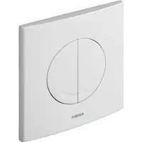 Wisa Argos afdekplaat met dualflush Wit