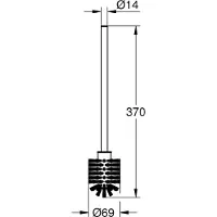 GROHE Essence reserve closetborstel Chroom