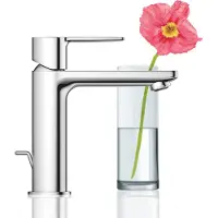 GROHE Lineare New Wastafelkraan S - Lage uitloop - Met trekwaste - Chroom