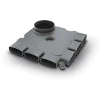 Vasco Ventilation Luchtkanalen systeem Easyflow Plenum 2 stuks 11VE40300