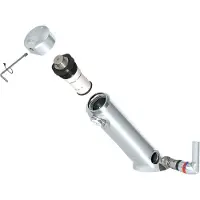 Delabie automatische mengkraan TEMPOSOFT MIX 2, aansluiting G3/8, reactietijd 7 seconden.