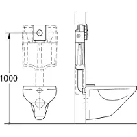 GROHE Skate bedieningsplaat SL single Wit
