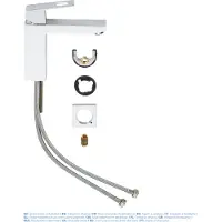 GROHE Badkamer- en keukenkranen wastafelkraan Eurocube M 23446000