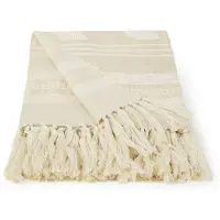 Malagoon Plaids, deken Craft offwhite throw (NEW) dames 125x150 cm