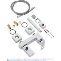 GROHE Eurocube badkraan 15 cm met doucheset Chroom