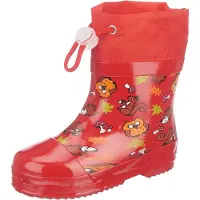 Playshoes Regenlaarzen bruin / goudgeel / lichtgroen / oranje / rood