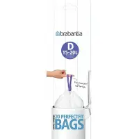 Brabantia 8x Vuilniszakken Met Trekbandsluiting 15-20 Liter Type D 20 Zakken