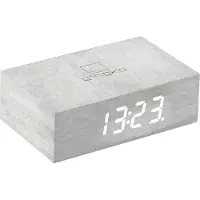 Gingko Click clock Flip natural White Birch
