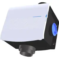 Orcon MVS-15RHB woonhuisventilator - 550 m3/h - Randaarde - met ingebouwde vochtsensor en RF-afstandsbediening + 4 luchtventielen