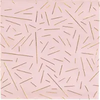 My Little Day Wegwerp servetten - Gouden strepen - - 16 stuks - 16cm