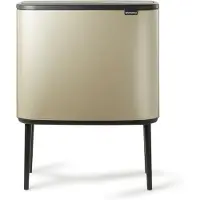 Brabantia Bo touch bin 3x11 liter Metallic Gold
