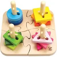 Hape Creative Peg Puzzle Goud Kinderen