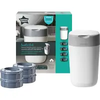 Tommee tippee Starterset Luieremmer A3 Twist&Klick Eco White incl 4 Vulling