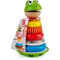 Hape Stapelfrosch Kikker - Houten Stapelringen Peuter Speelgoed 12M+