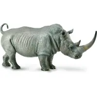 Collecta Figurine - Witte Neushoorn - (Xl) - Wilde Dieren - Handgeschilderd - Miniatuur