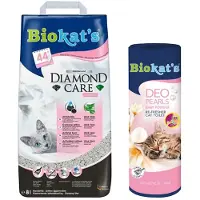 Biokat's Diamond Care Fresh & Deo Pearls Babypoeder Pakket