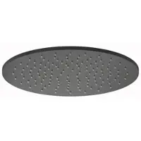 Plieger Roma hoofddouche 30cm geborsteld zwart chroom