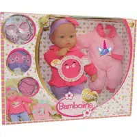 BAMBOLINA Pop amore 36cm baby liedjes + kledij