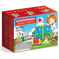 Magformers Stadsziekenhuis, 22 stuks